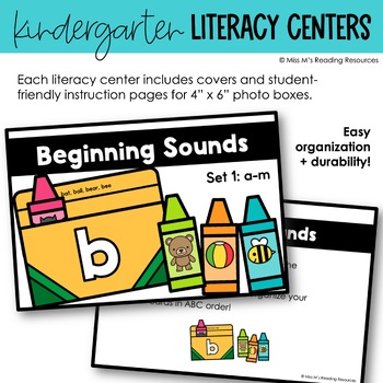 Literacy Centers in the Kindergarten
